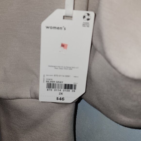 Oversized Neutral Beige Pullover Sweatshirt With Drawstrings & Ribbed Cuffs - Picture 8 of 8